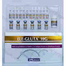 Ele Gluta 10g, glutationa para injeção para branqueamento da pele